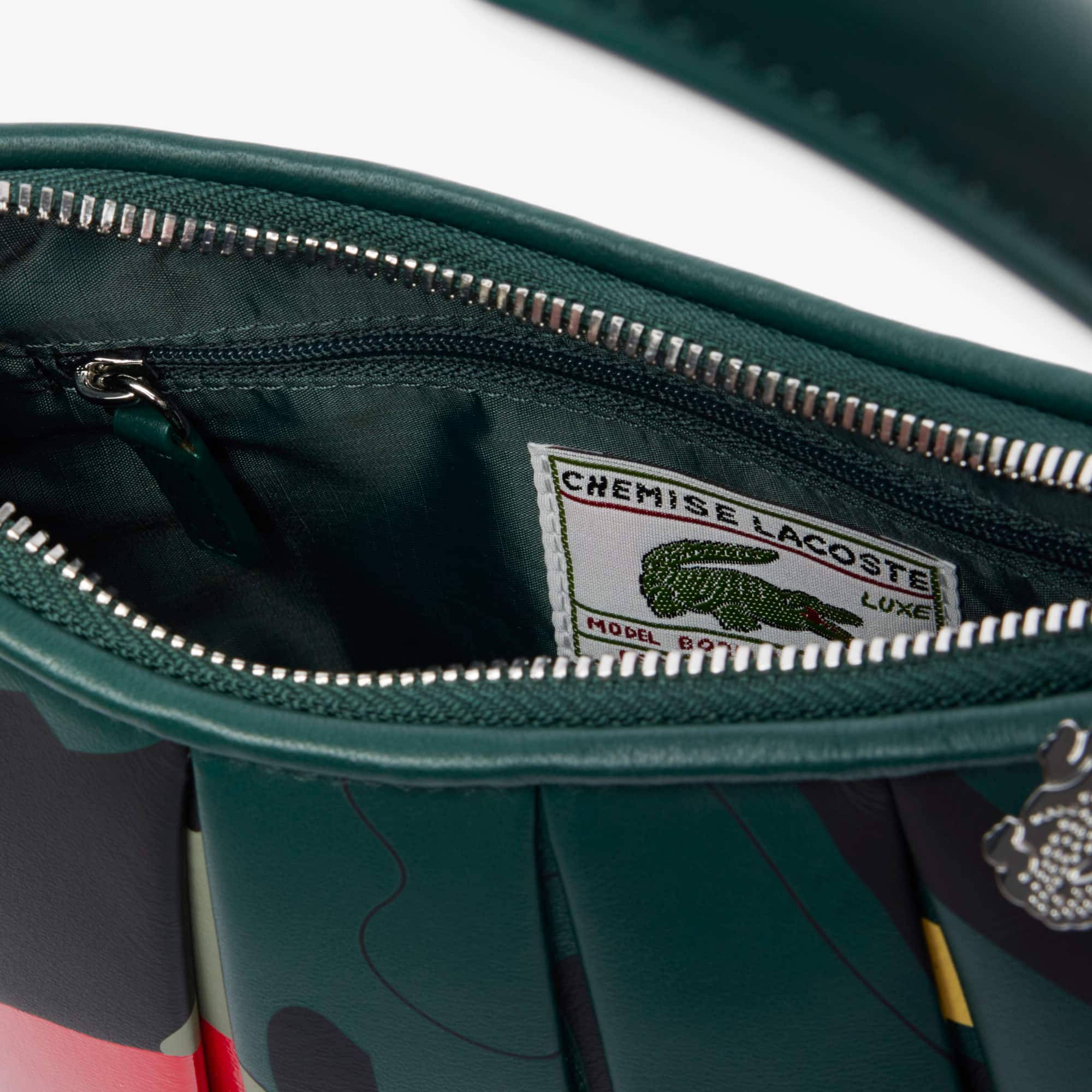 Small Runway Lenglen Crocodile Print Leather Bag - Crossbody Bags