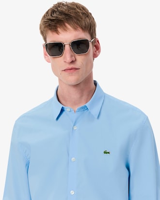 Men's Slim Fit Stretch Poplin Shirt