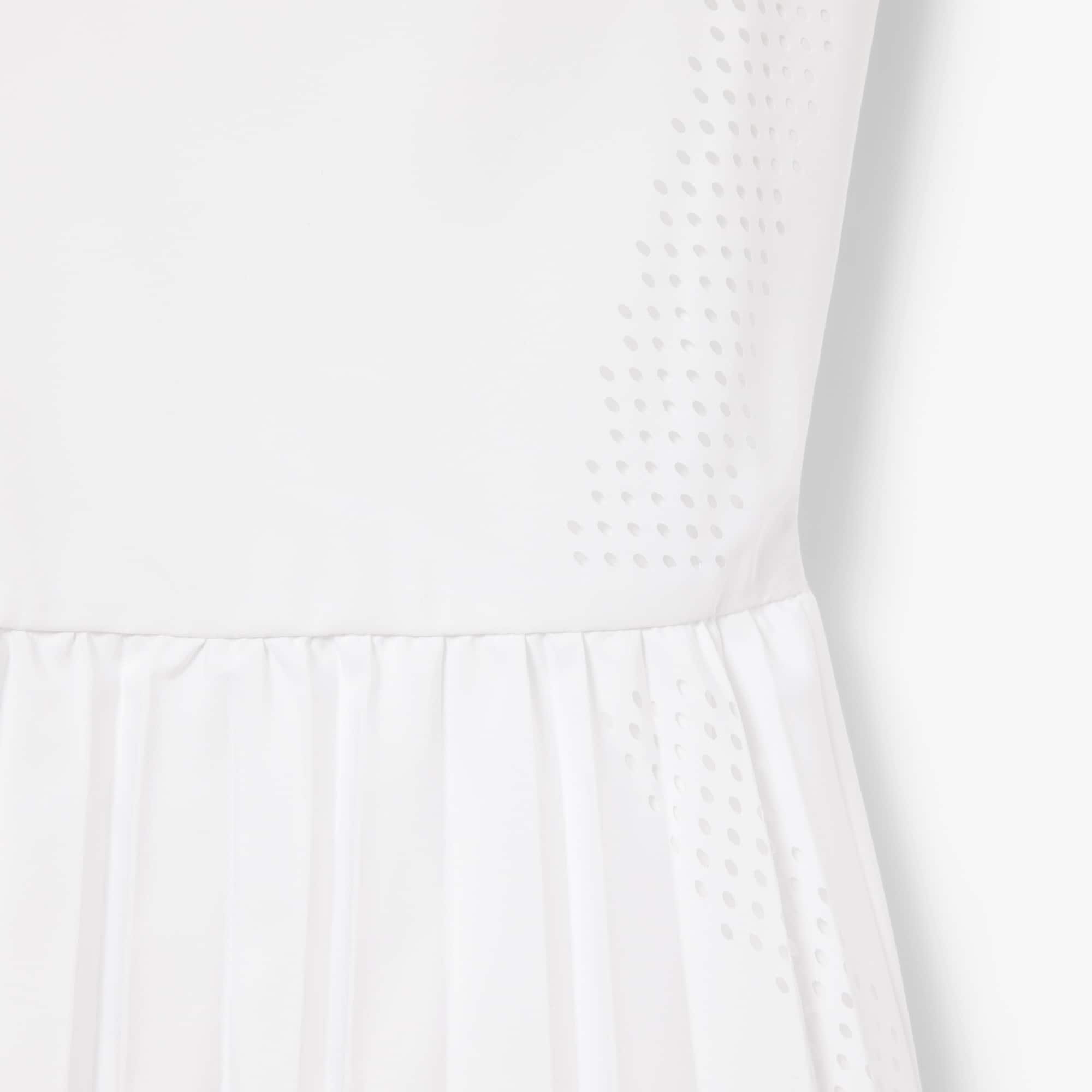 美品♡フォクシー Stretch Suiting Pleat Dress 白色 Women's Pleated Maxi Dress - Dresses - New In 2026 | Lacoste