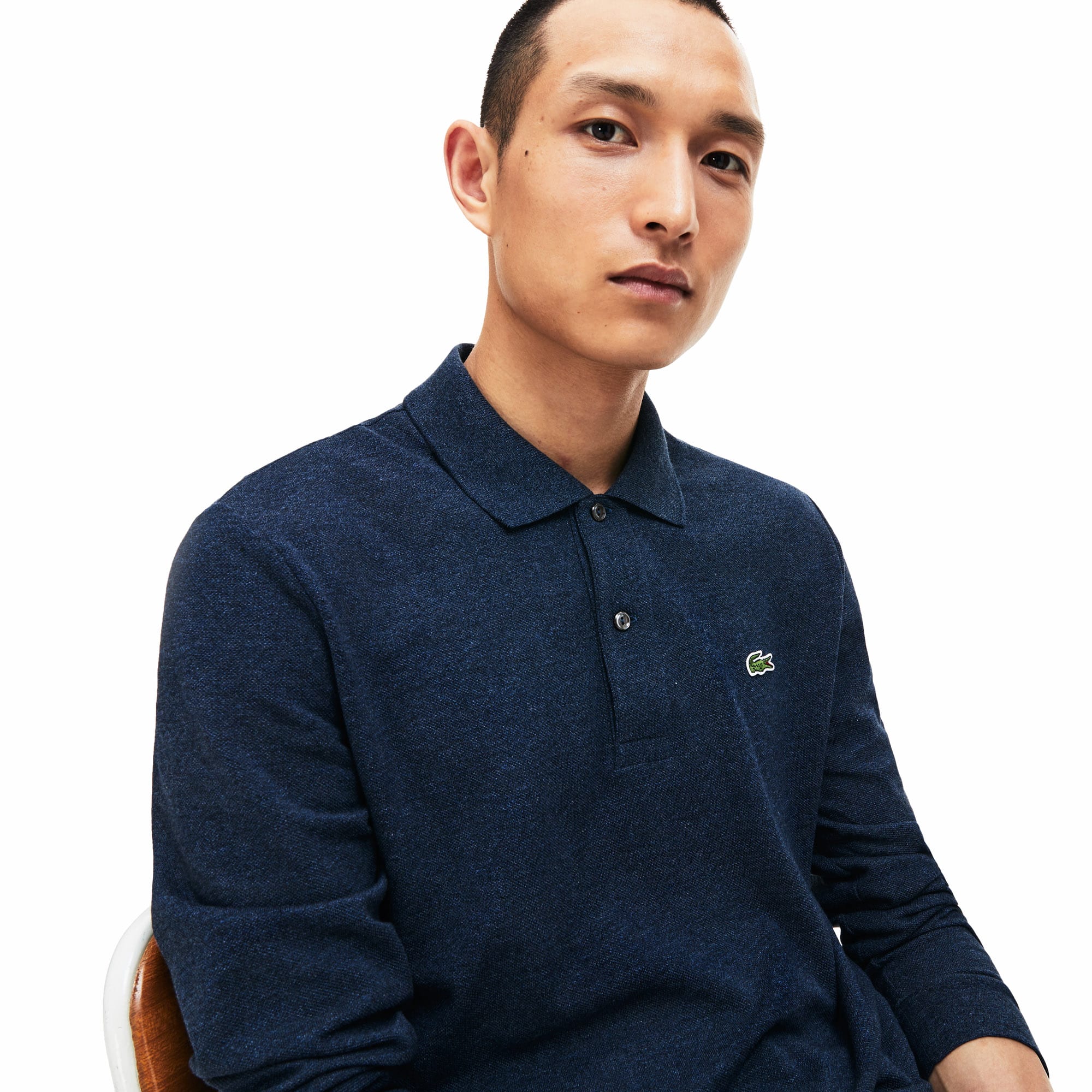 Men's Classic Fit Long Sleeve L.12.12 Polo