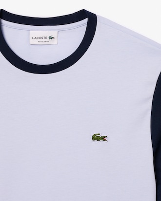 Men's Regular Fit Cotton Colorblock T-Shirt