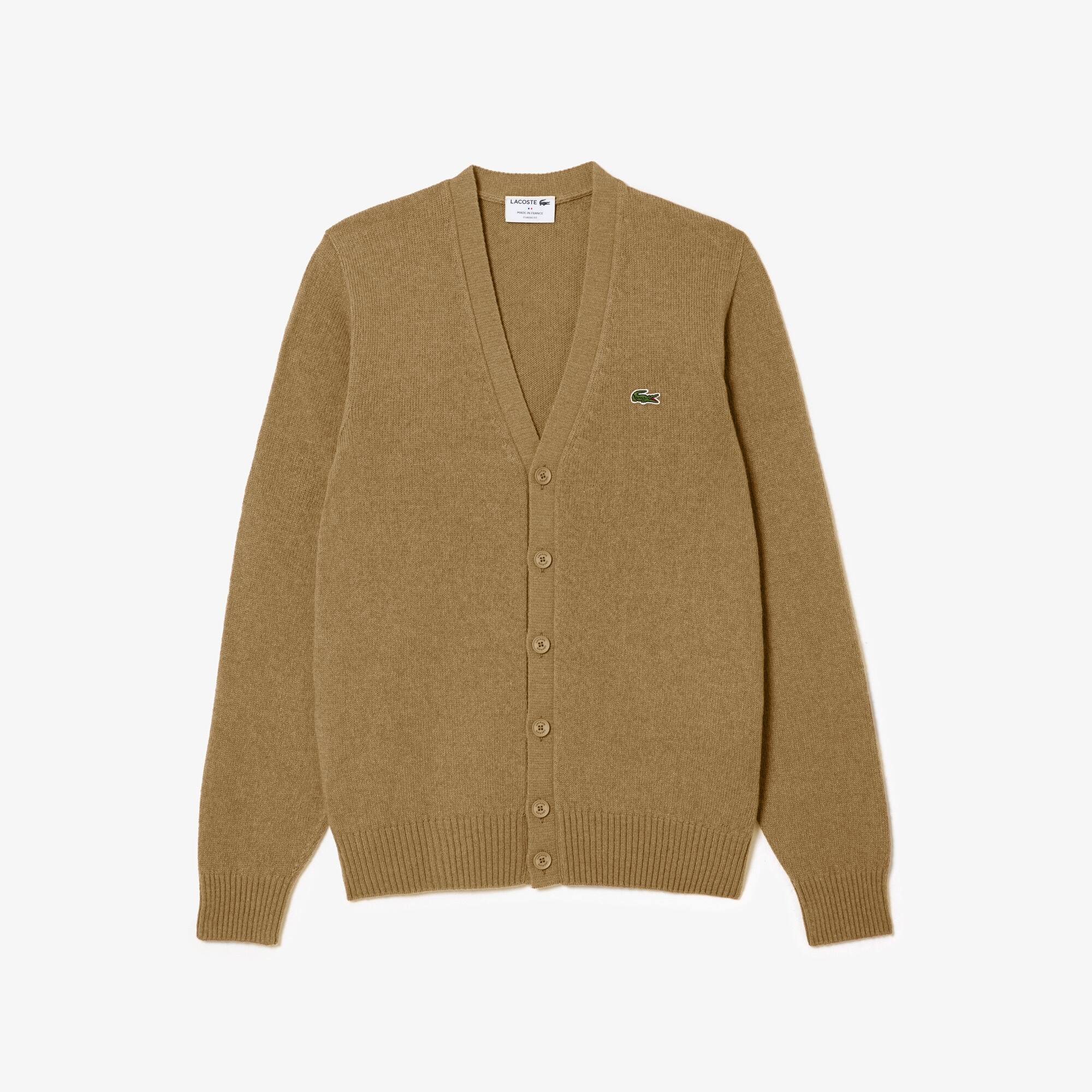 Unisex Made in France V-Neck Cashmere Cardigan - Sweaters
