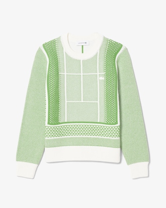 Tennis Court Graphic Sweater