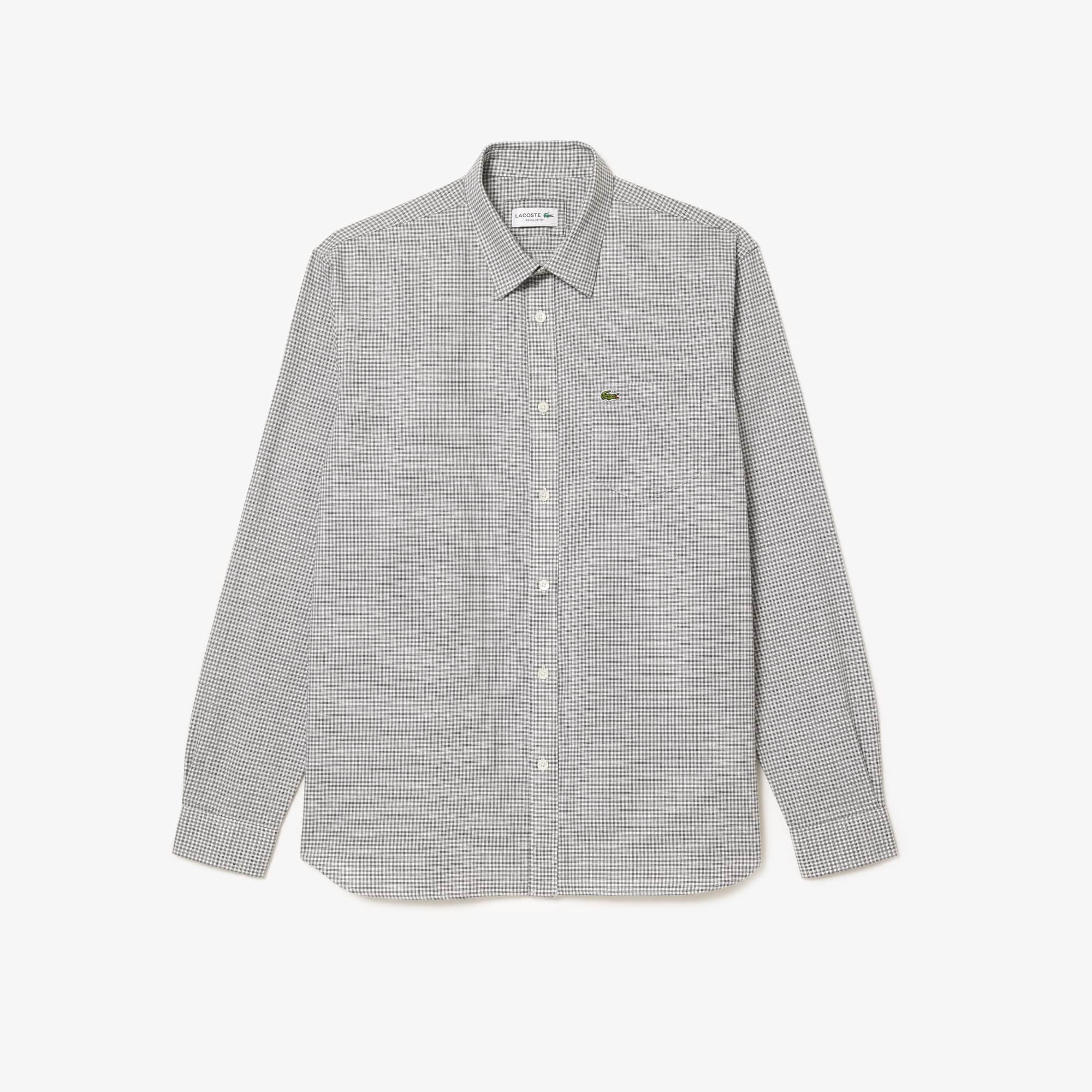 Lacoste Men's Regular Fit Cotton Flannel Shirt