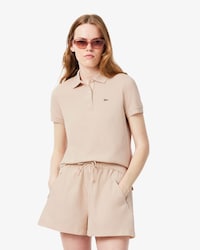 Women's Regular Fit Supple Petit Piqu&eacute; Polo