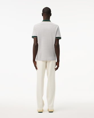 Men's Straight Fit Badge Detail Suit Pants