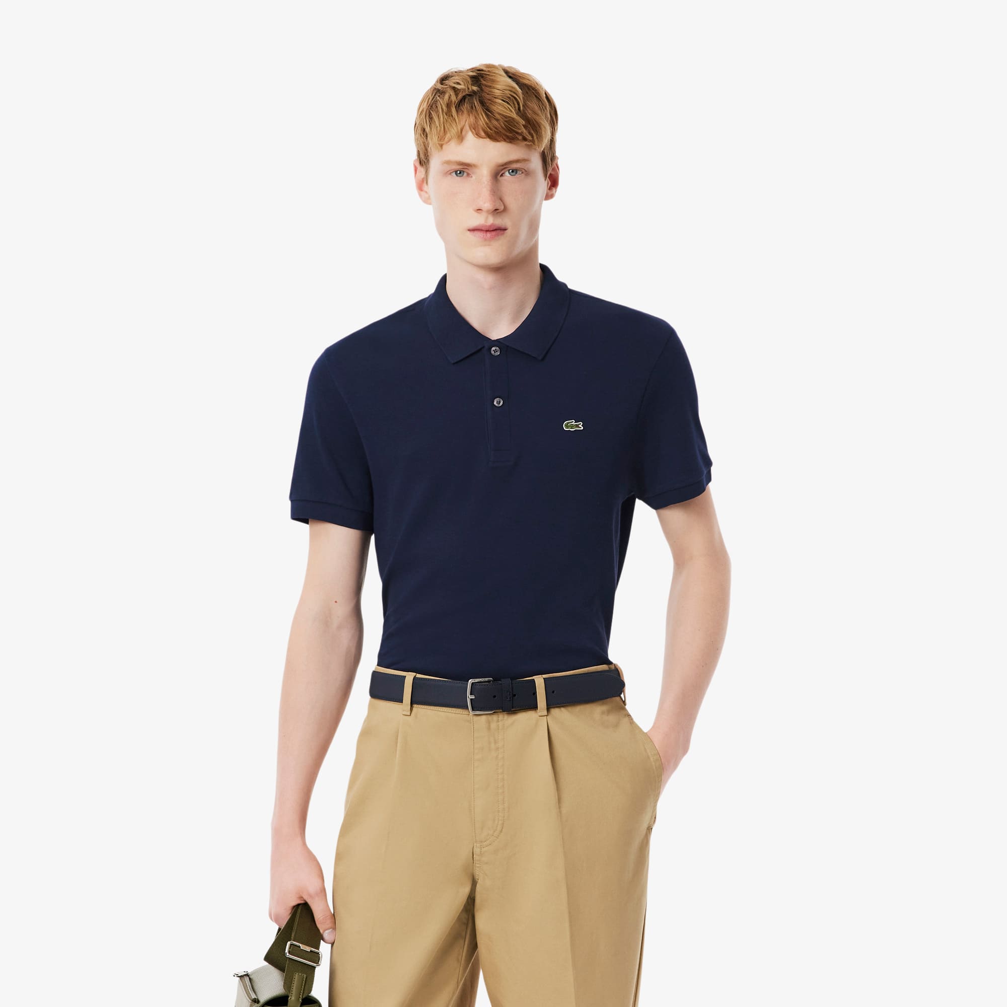 【送料&関税込】Lacoste Polo pima Men's Regular Fit Pima Cotton Polo - Polo Shirts - New In