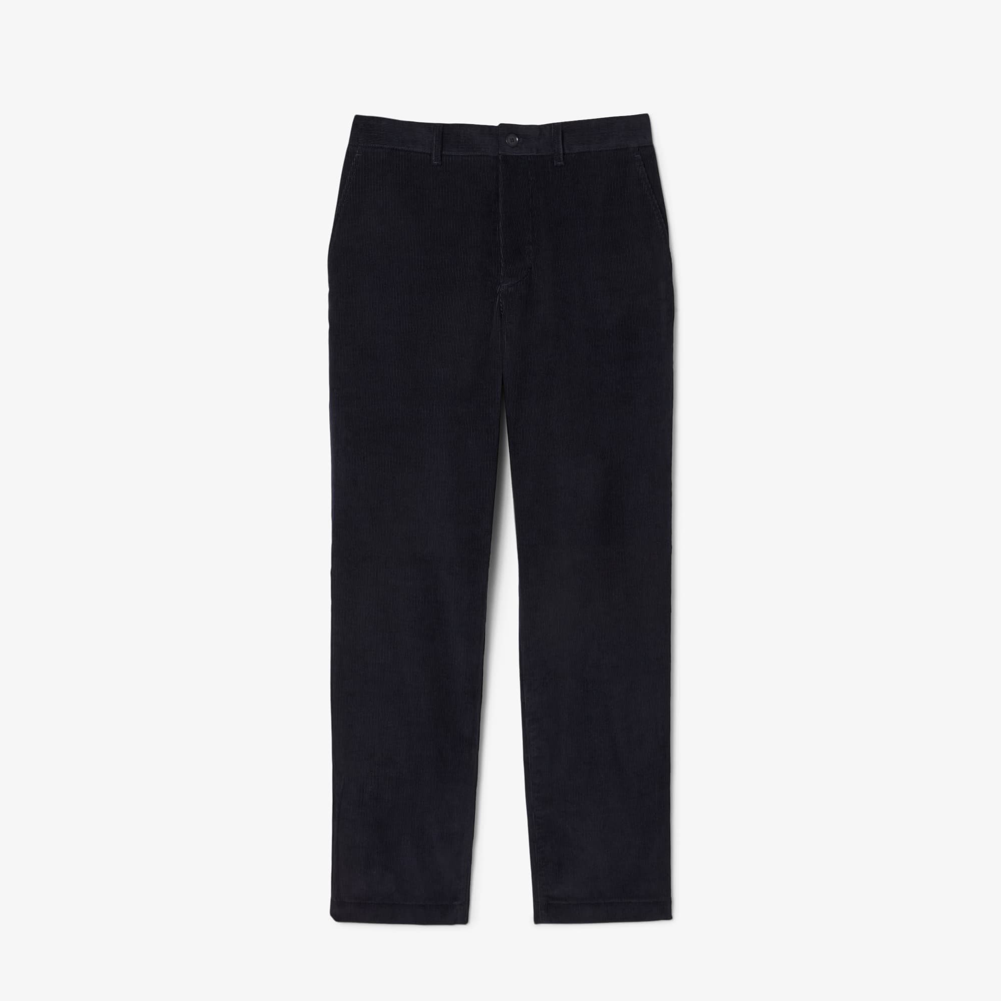 Lacoste Men's Regular Fit Corduroy Chino Pants - 34/32 In Blue