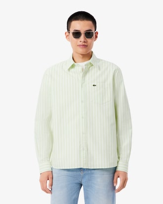 Men's Regular Fit Striped Oxford Shirt