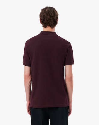 Classic Fit Metallic Crocodile Polo Shirt