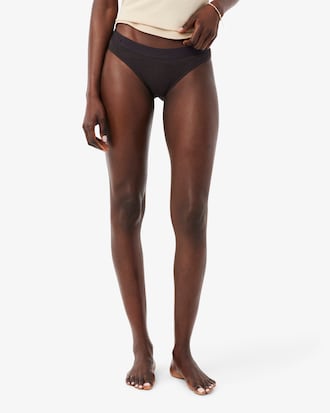 Branded Waist Mesh Briefs