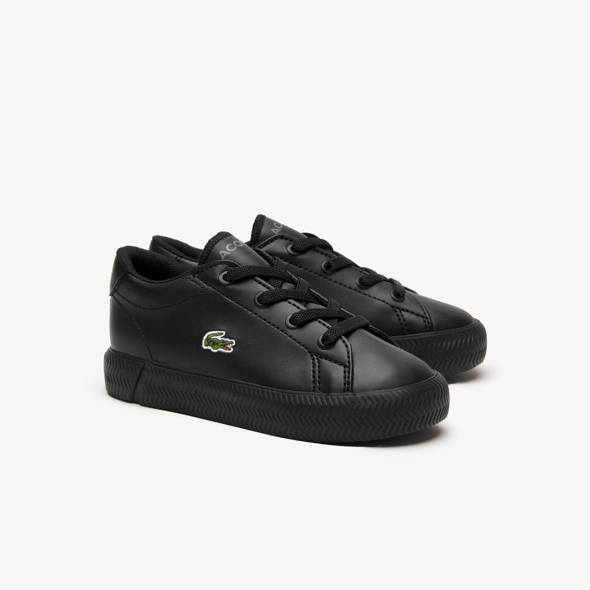 LACOSTE ブラック スニーカー Infants' Jump Serve Lace Sneakers - Baby & Kids Shoes