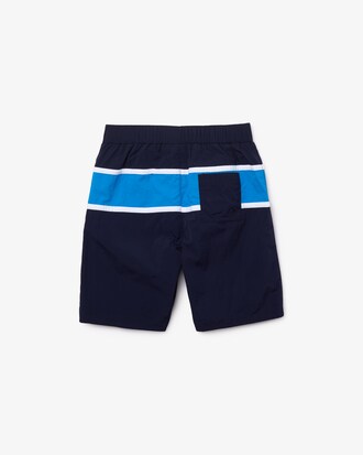 Kids' Long Colorblock Swimming Trunks