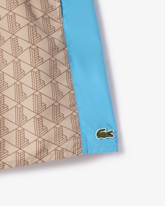 Men's Monogram Print Swim Trunks