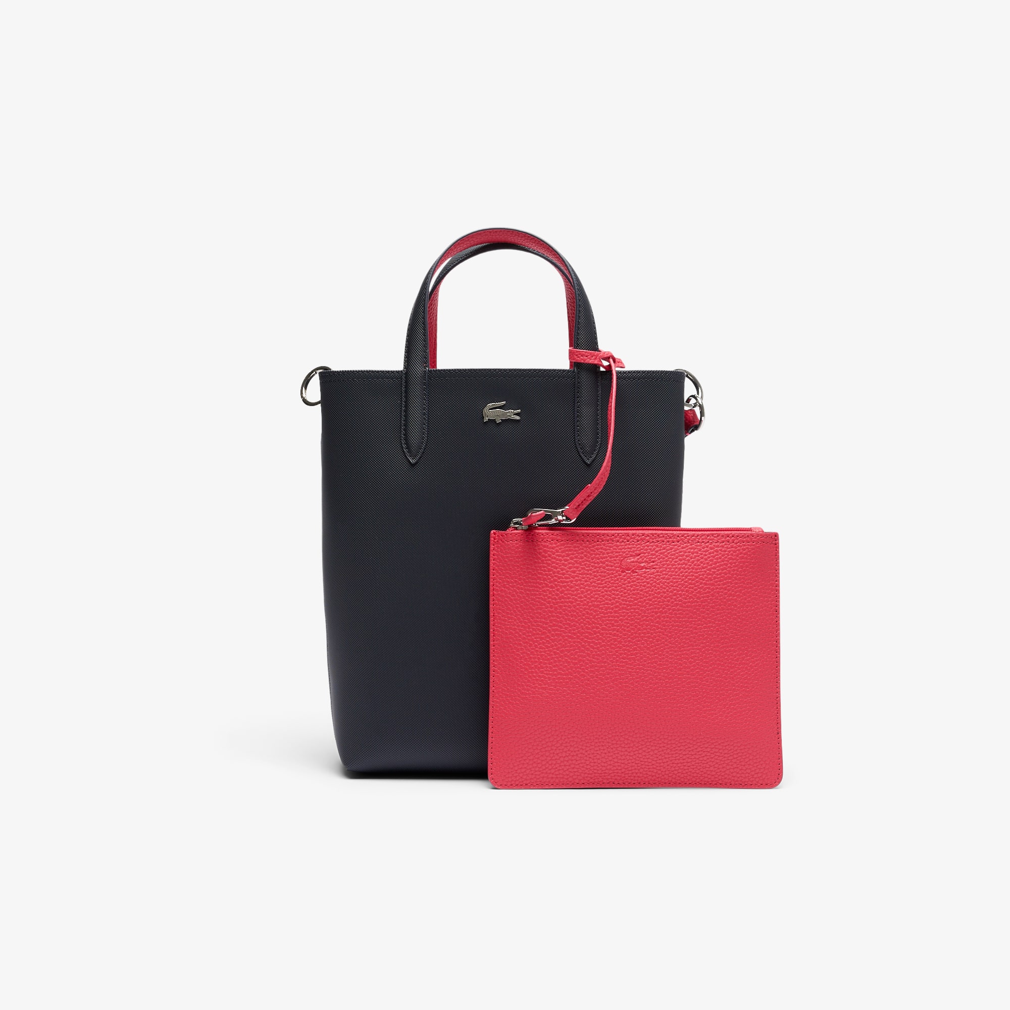Lacoste Anna Vertical Reversible Tote - One Size In Blue