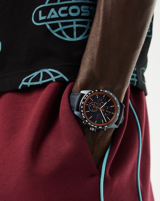 Men's Apext Chronograph Leather Watch