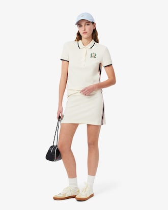 Casquette unisexe unie Lacoste en twill de coton biologique