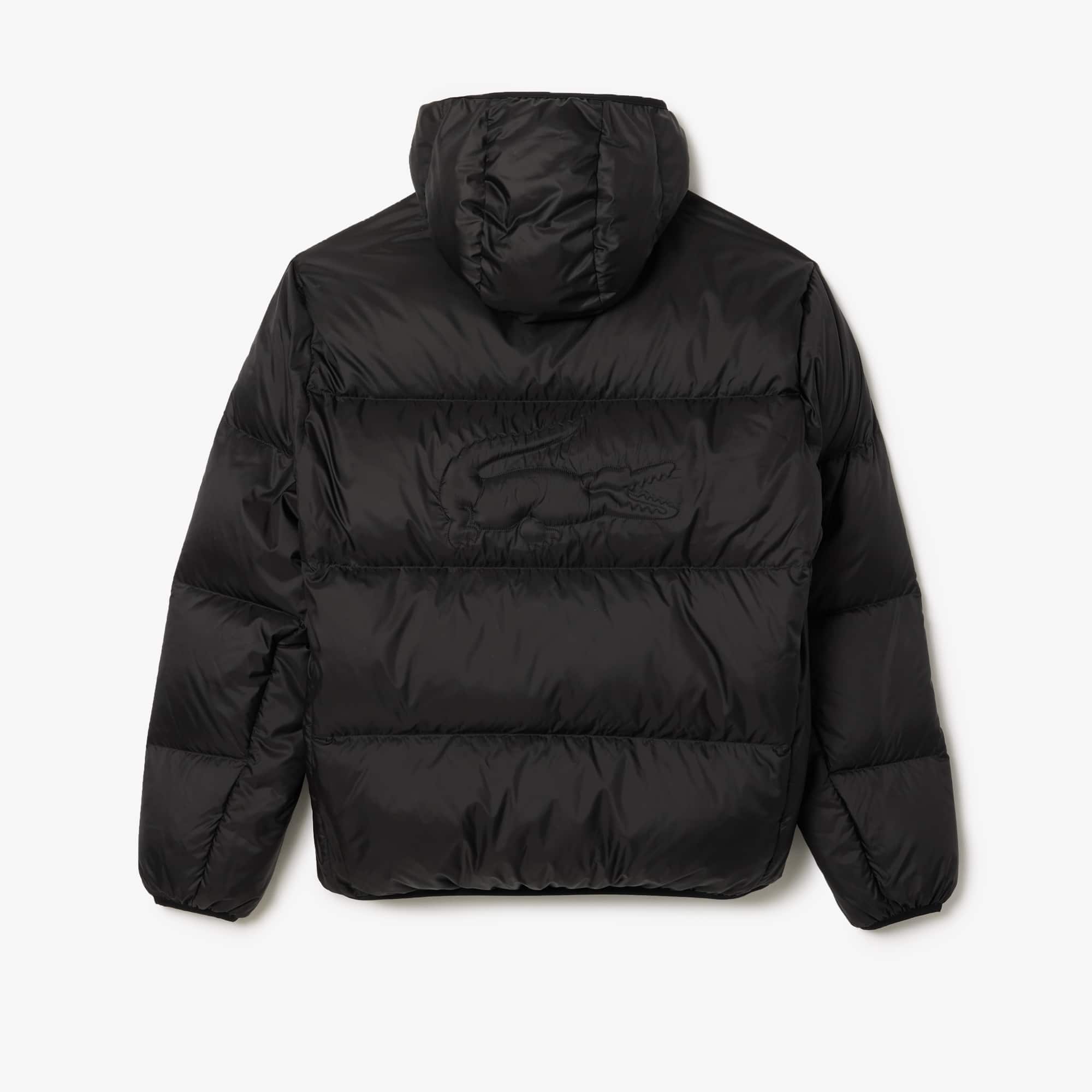 ダウンジャケット LACOSTE 24FW Black Logo Puffer Padding Jacket BH2909 031 Lacoste Water Repellent Puffer Jacket - Black 031 - BH2909
