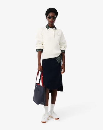 French Made Polo Collar Sweater