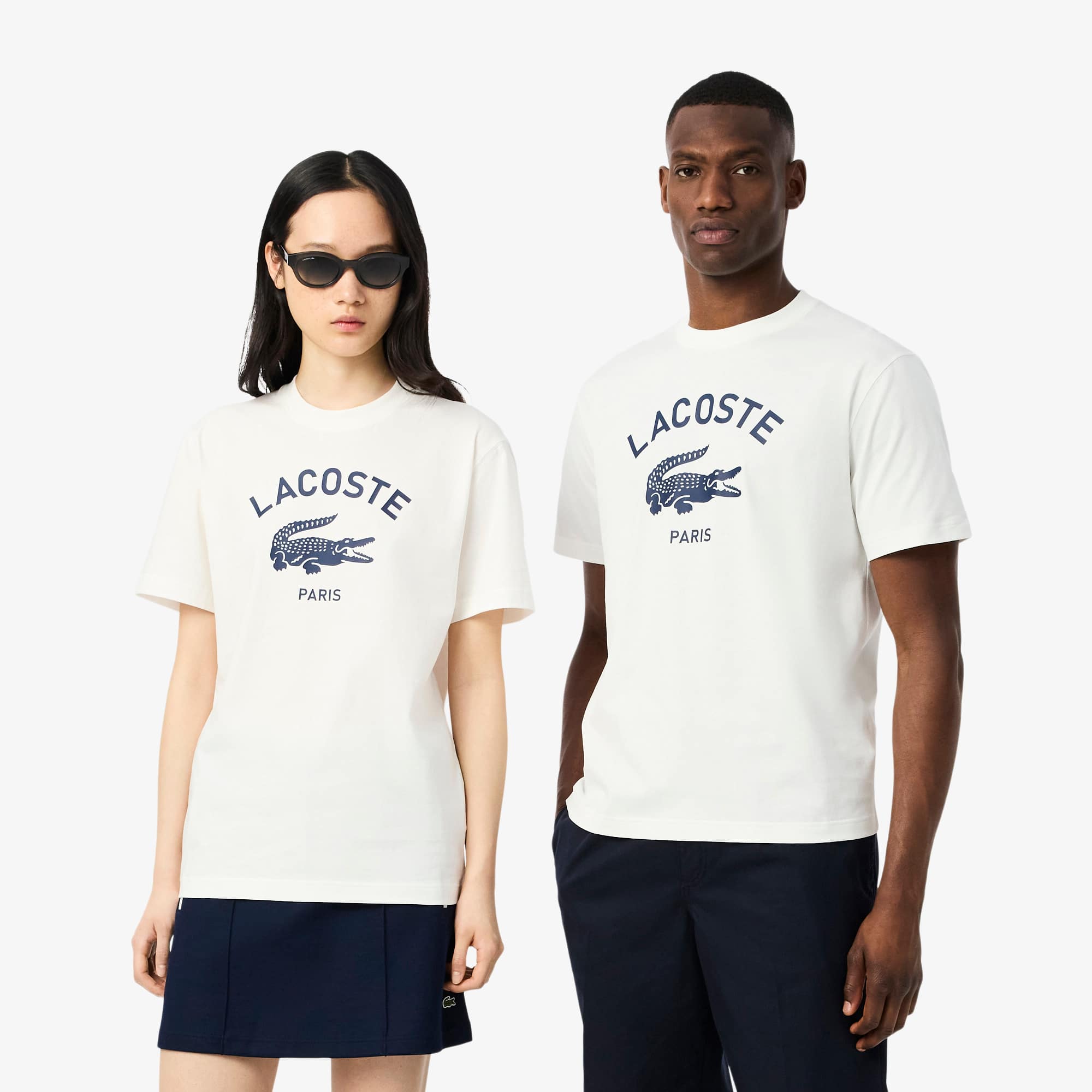 Unisex Signature Print Cotton T-Shirt - T-shirts - New In