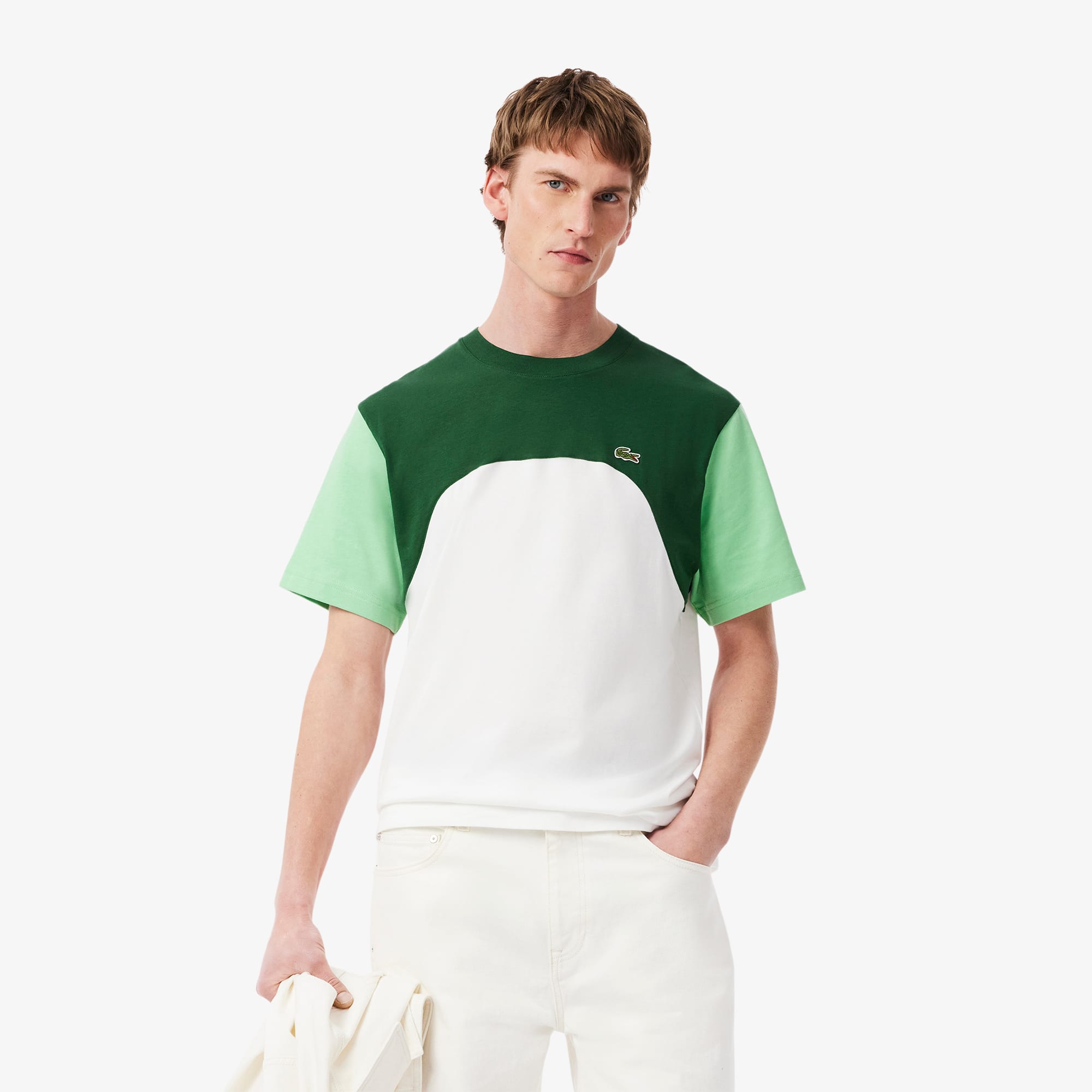 Men's Cotton Jersey Colorblock T-Shirt