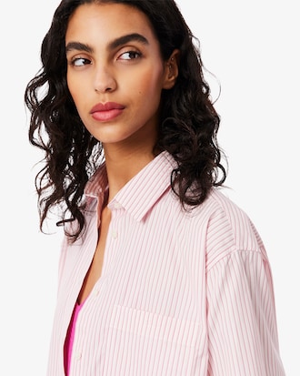 Camisa Para mujer oversize de popelina de algodón