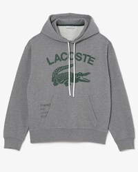 Men's Loose Fit Crocodile Hooded Sweatshirt