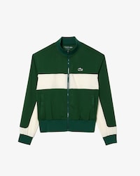 Chamarra De Tenis El&aacute;stica Con Color Block Ultra Seco