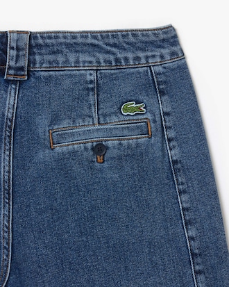 Women's High Waist Wide Leg Stretch Denim Jeans