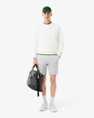 Embossed Fleece Sweatshirt