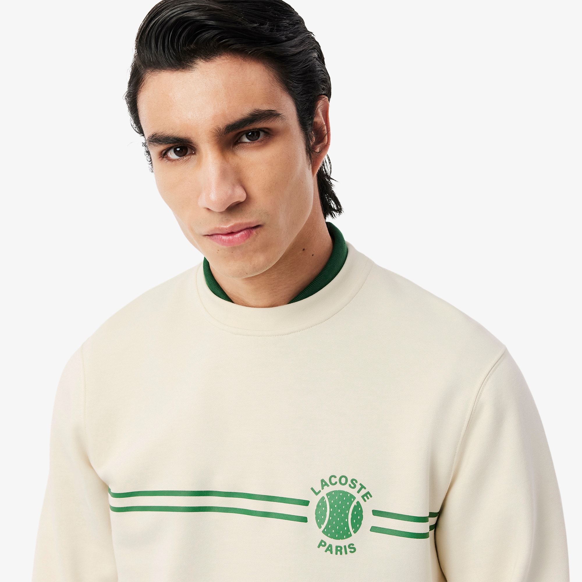 Men's Tennis Printed Fleece Sweatshirt - Sweaters & Sweatshirts