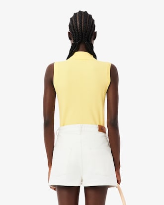 Women's Slim Fit L.12.D Sleeveless Stretch Polo