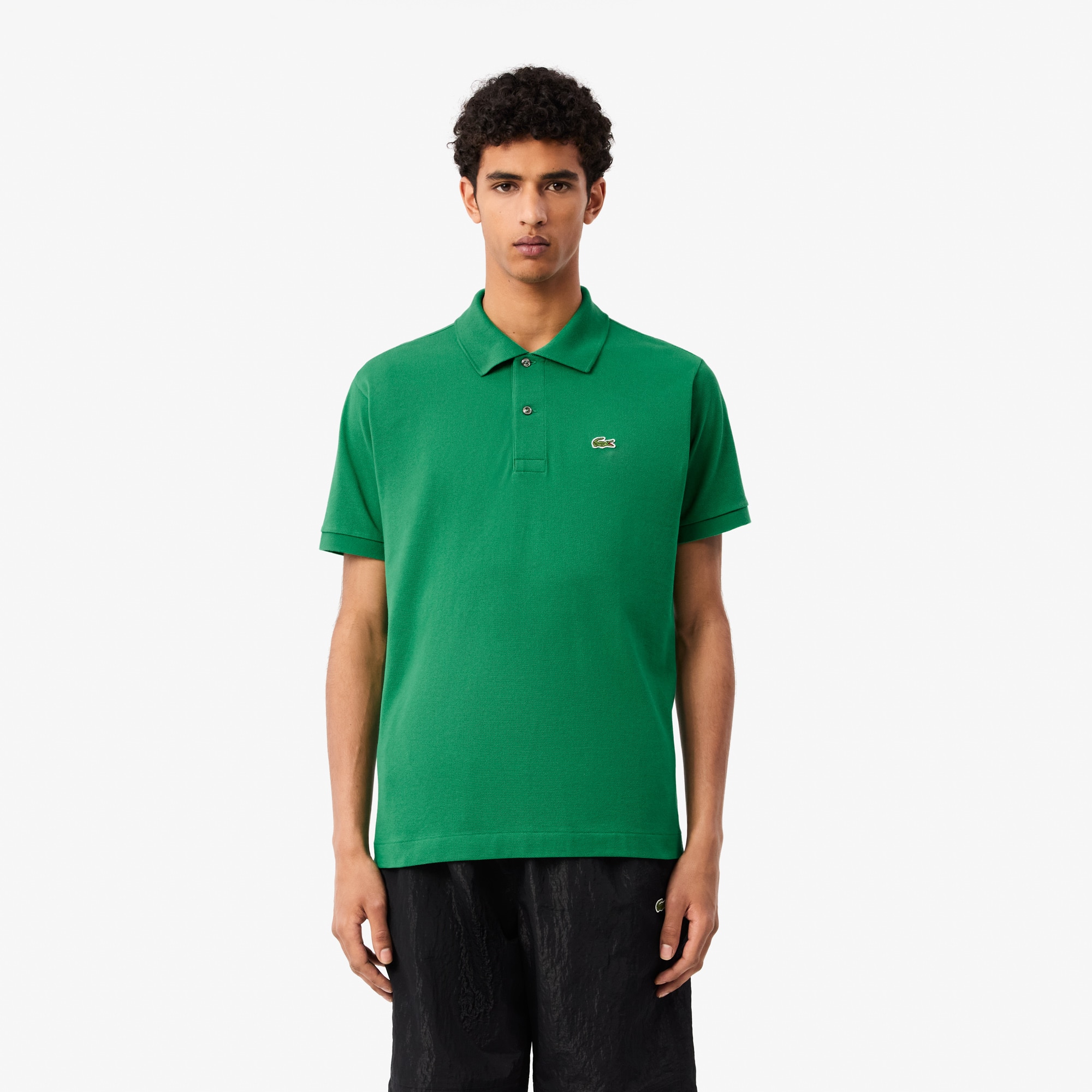 LACOSTE REGULAR FIT ブラック ポロシャツ US S - メルカリ