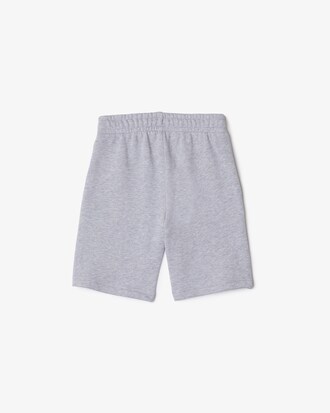 Kids' Oversized Croc Flecked Organic Cotton Shorts