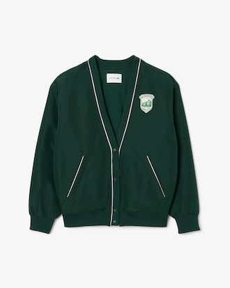 Women's Oversized Padded Nylon Cardigan