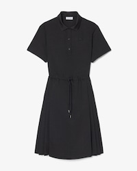 Wool blend Pleated Polo Dress