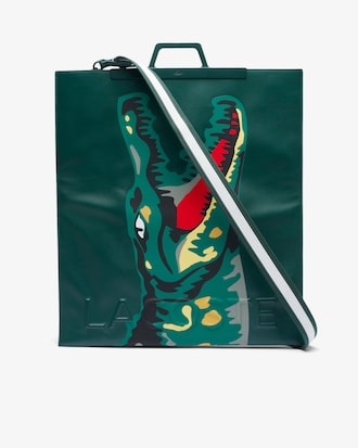Unisex Runway Croc Print Tote