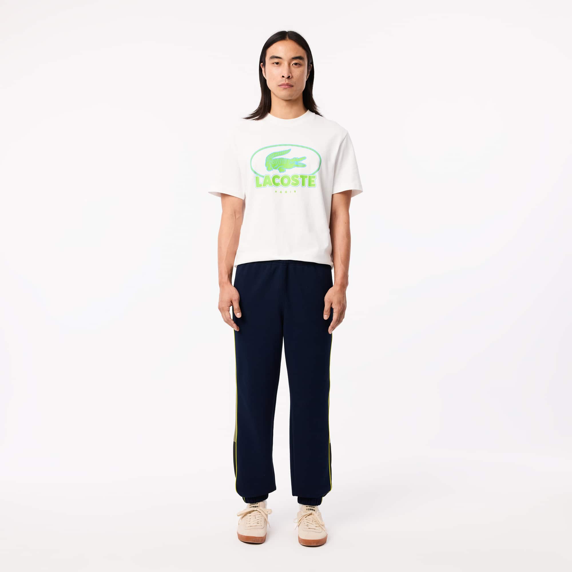 Lacoste Men's Regular Fit Piqué Sweatpants - 3xl - 8 In Blue