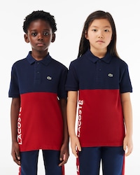 Kids' Colorblock Piqué Polo