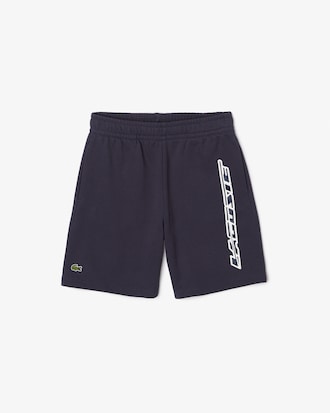 Short gar&ccedil;on Lacoste avec marquage contrast&eacute; en coton biologique