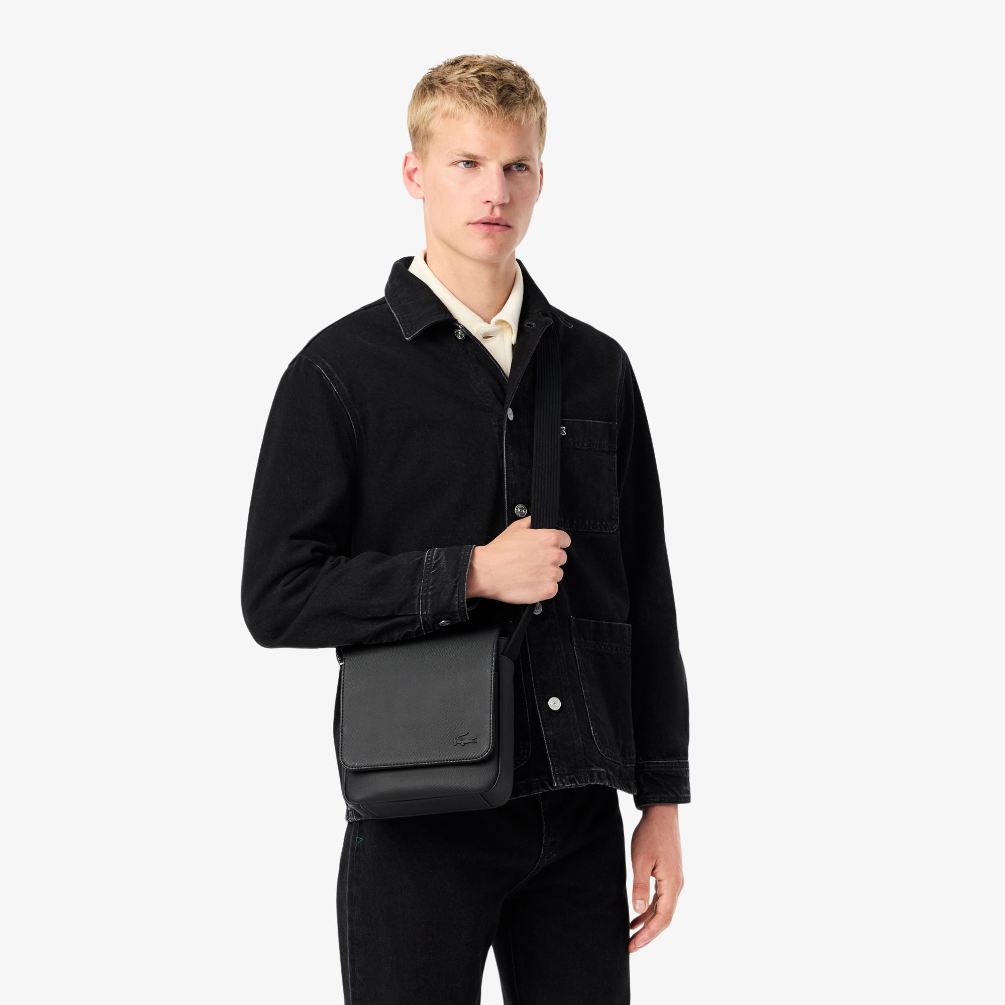 Men's Classic Flap Close Shoulder Bag - Bags - New In 2025