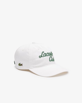 Gorra de hombre Lacoste Sport Roland Garros en sarga