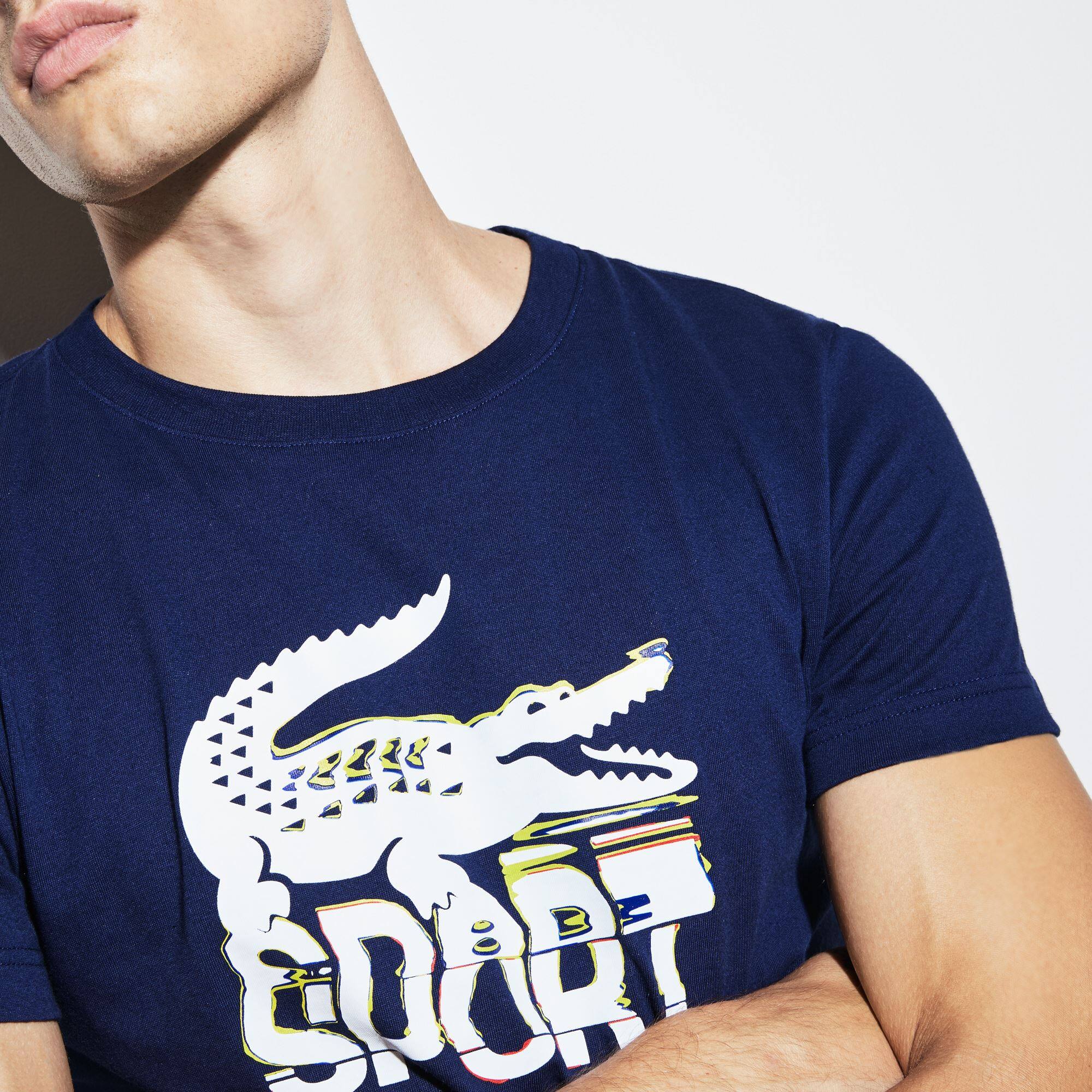 mens sport crew neck lettering jersey tennis t shirt lettering t shirt
