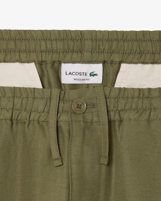 Men's Regular Fit Wool Blend Shorts