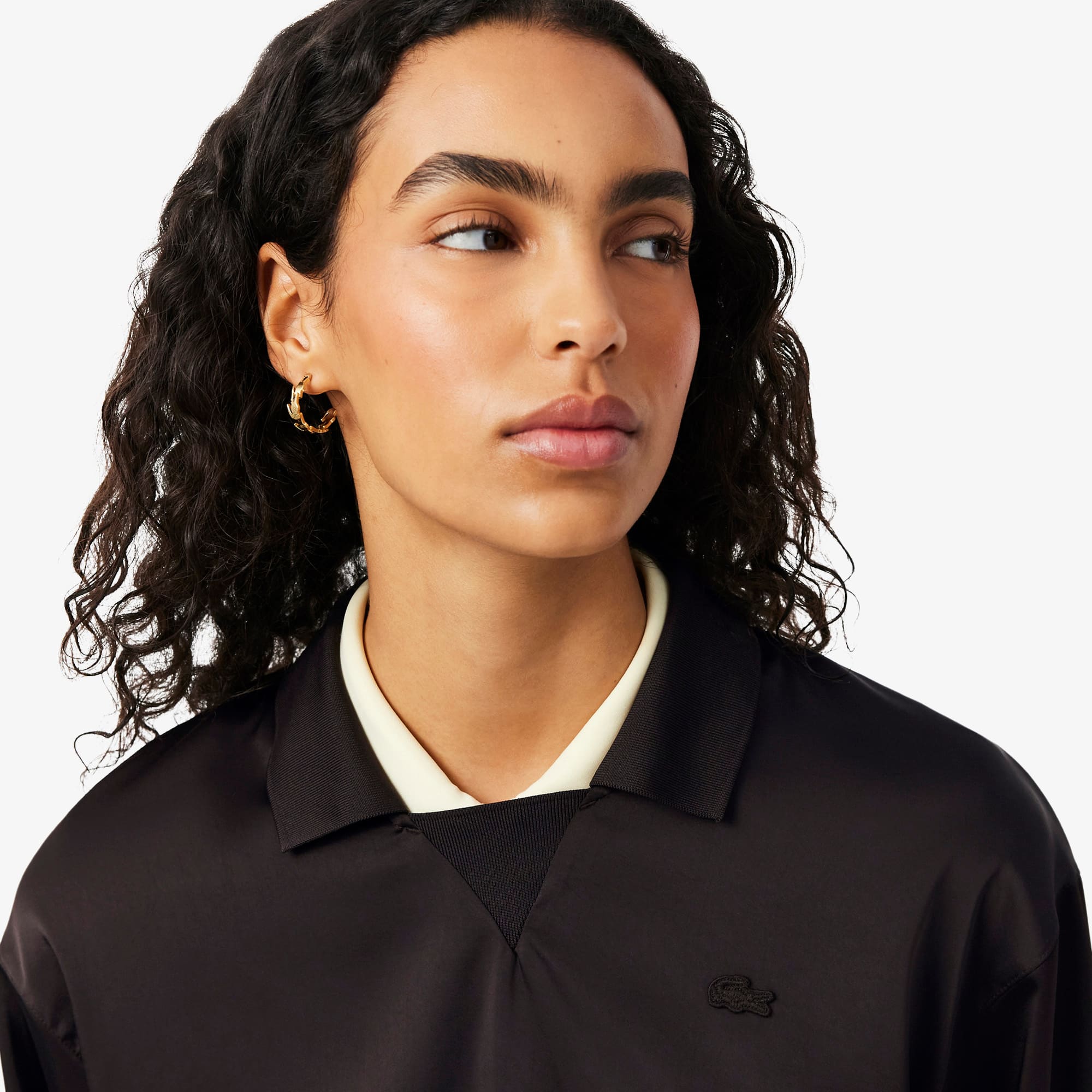 Relaxed Fit Satin Polo - Women's Collection - New In 2026 | Lacoste