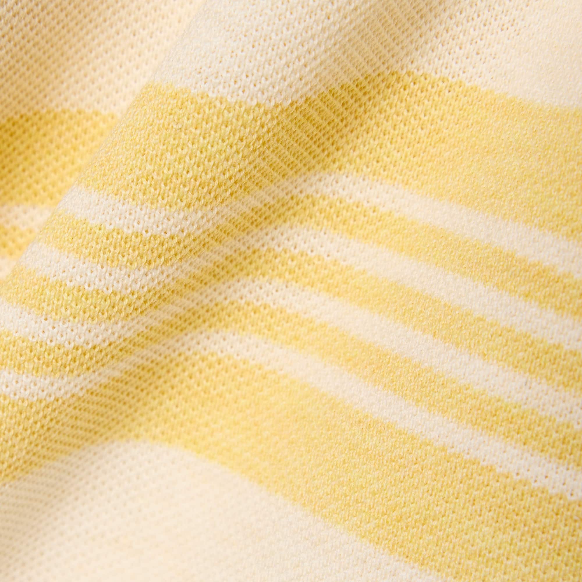Relaxed Fit Striped Piqué Rugby Polo