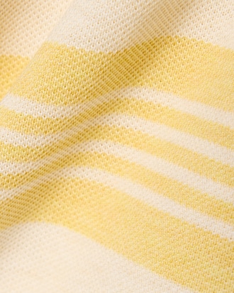 Relaxed Fit Striped Piqu&eacute; Rugby Polo