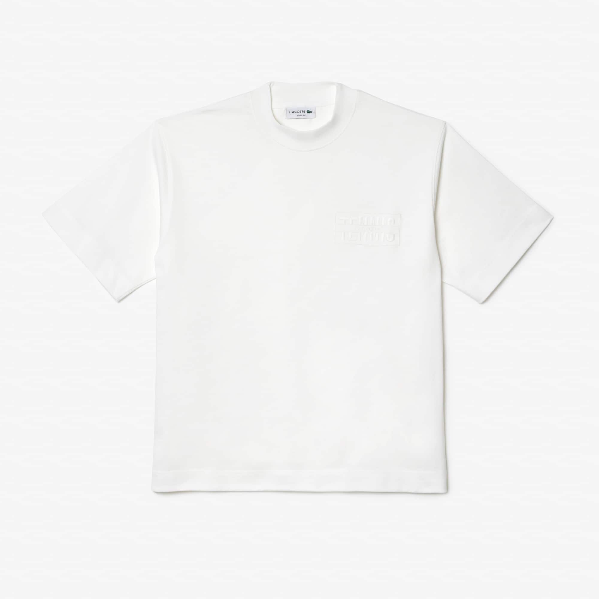 Men's Embroidered Loose Fit Cotton T-Shirt - T-shirts - New