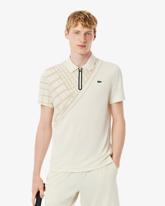 Men's Ultra Dry Printed Slim Fit Tennis Polo