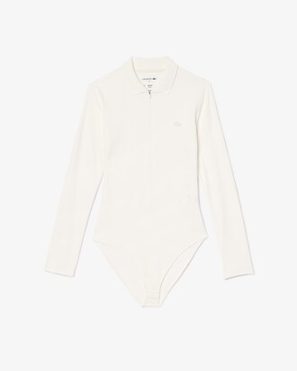 Women's Slim Fit UV Protect Zip-Up Bodysuit